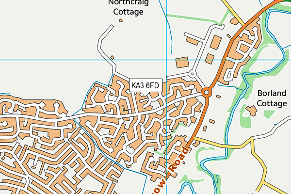 KA3 6FD map - OS VectorMap District (Ordnance Survey)