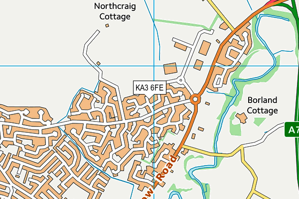 KA3 6FE map - OS VectorMap District (Ordnance Survey)