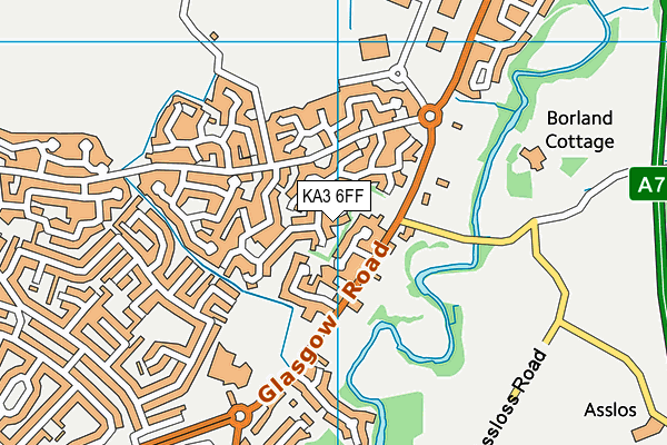 KA3 6FF map - OS VectorMap District (Ordnance Survey)