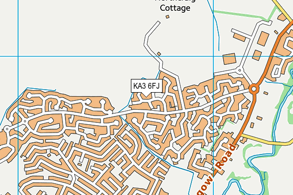 KA3 6FJ map - OS VectorMap District (Ordnance Survey)