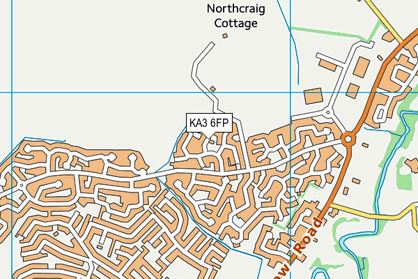 KA3 6FP map - OS VectorMap District (Ordnance Survey)