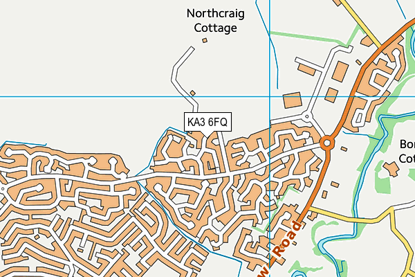 KA3 6FQ map - OS VectorMap District (Ordnance Survey)