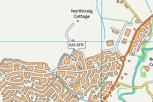 KA3 6FR map - OS VectorMap District (Ordnance Survey)