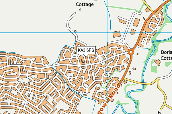 KA3 6FS map - OS VectorMap District (Ordnance Survey)