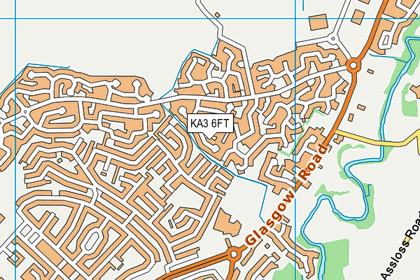KA3 6FT map - OS VectorMap District (Ordnance Survey)