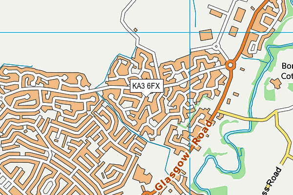 KA3 6FX map - OS VectorMap District (Ordnance Survey)