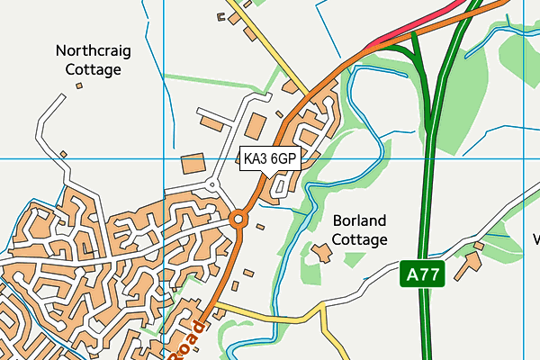KA3 6GP map - OS VectorMap District (Ordnance Survey)