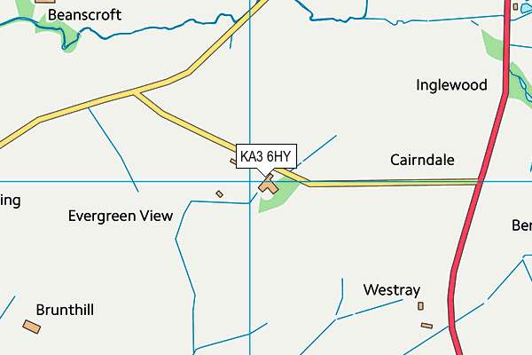 KA3 6HY map - OS VectorMap District (Ordnance Survey)