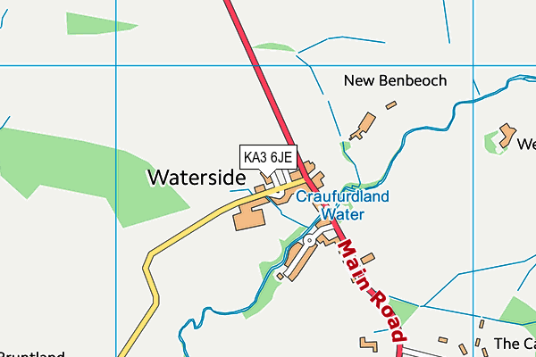 KA3 6JE map - OS VectorMap District (Ordnance Survey)