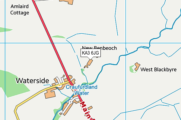 KA3 6JG map - OS VectorMap District (Ordnance Survey)