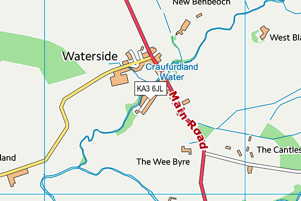 KA3 6JL map - OS VectorMap District (Ordnance Survey)