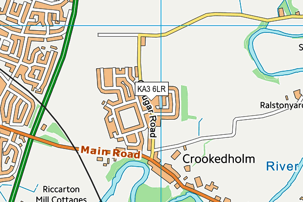 KA3 6LR map - OS VectorMap District (Ordnance Survey)