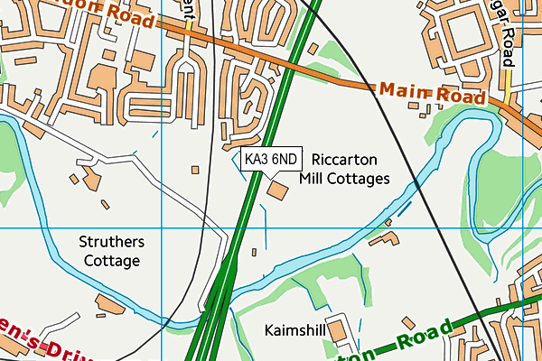 KA3 6ND map - OS VectorMap District (Ordnance Survey)