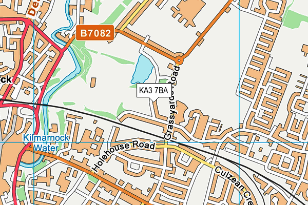 KA3 7BA map - OS VectorMap District (Ordnance Survey)