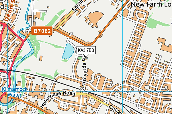 KA3 7BB map - OS VectorMap District (Ordnance Survey)