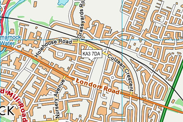 KA3 7DA map - OS VectorMap District (Ordnance Survey)