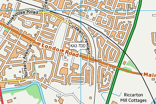 KA3 7DD map - OS VectorMap District (Ordnance Survey)