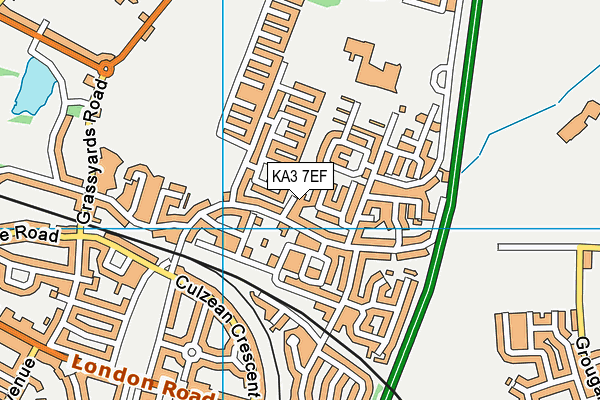 KA3 7EF map - OS VectorMap District (Ordnance Survey)