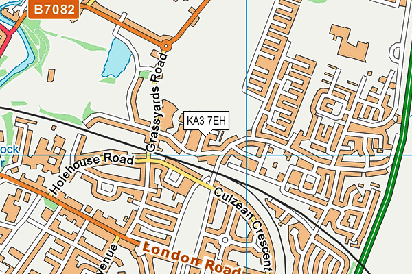 KA3 7EH map - OS VectorMap District (Ordnance Survey)