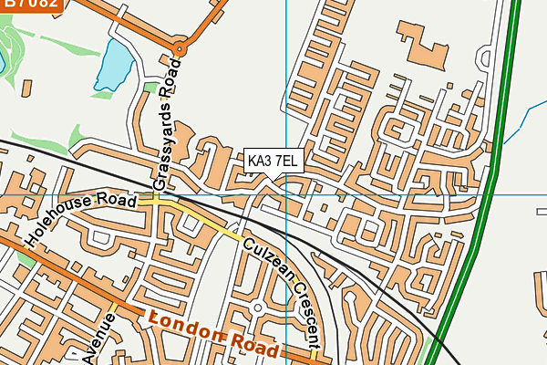 KA3 7EL map - OS VectorMap District (Ordnance Survey)