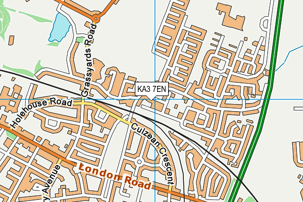 KA3 7EN map - OS VectorMap District (Ordnance Survey)