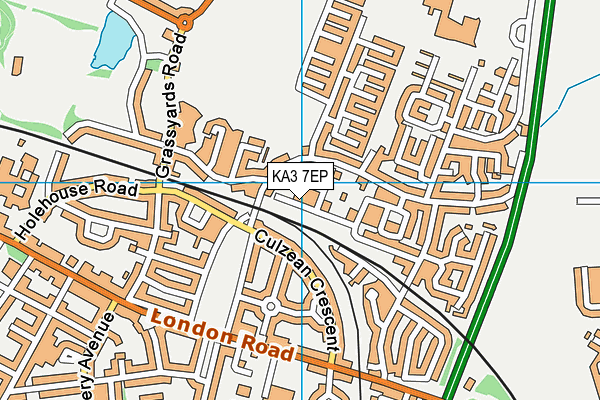 KA3 7EP map - OS VectorMap District (Ordnance Survey)
