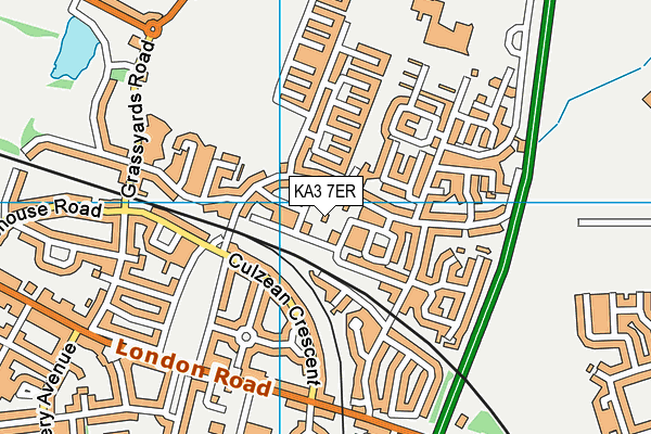 KA3 7ER map - OS VectorMap District (Ordnance Survey)