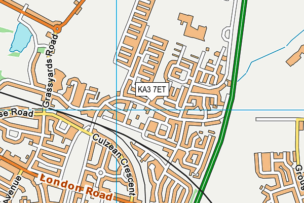 KA3 7ET map - OS VectorMap District (Ordnance Survey)
