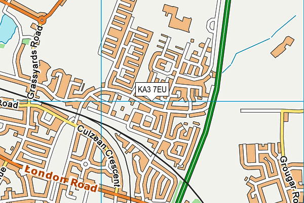 KA3 7EU map - OS VectorMap District (Ordnance Survey)