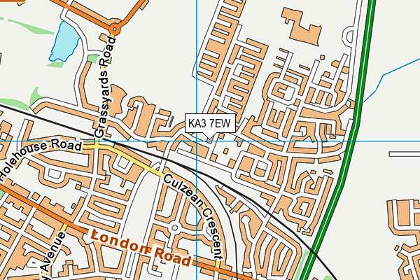 KA3 7EW map - OS VectorMap District (Ordnance Survey)