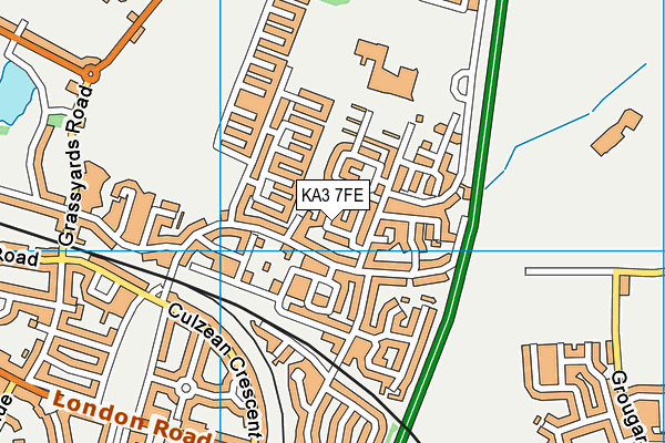 KA3 7FE map - OS VectorMap District (Ordnance Survey)