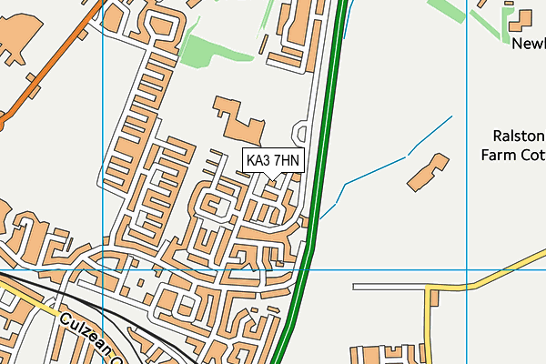 KA3 7HN map - OS VectorMap District (Ordnance Survey)