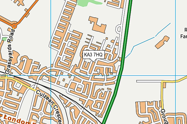 KA3 7HQ map - OS VectorMap District (Ordnance Survey)