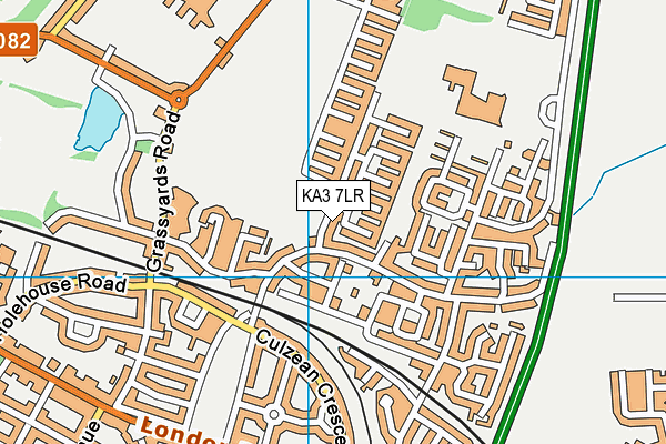 KA3 7LR map - OS VectorMap District (Ordnance Survey)