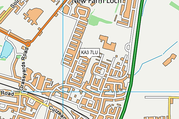 KA3 7LU map - OS VectorMap District (Ordnance Survey)