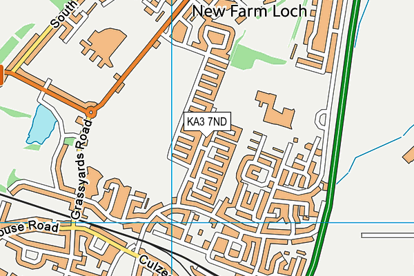 KA3 7ND map - OS VectorMap District (Ordnance Survey)