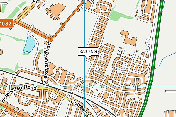 KA3 7NG map - OS VectorMap District (Ordnance Survey)