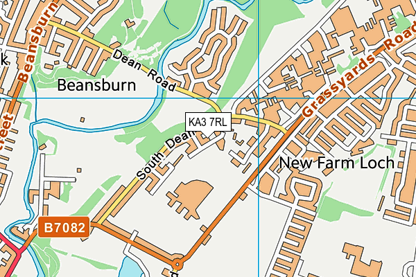 KA3 7RL map - OS VectorMap District (Ordnance Survey)
