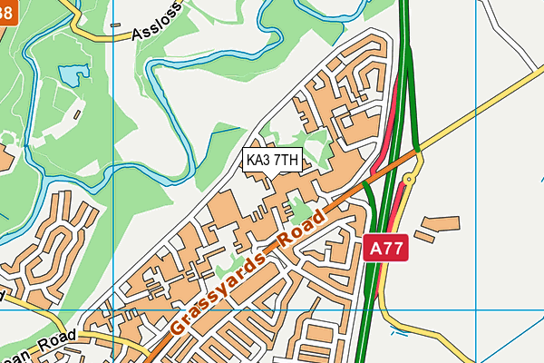 KA3 7TH map - OS VectorMap District (Ordnance Survey)
