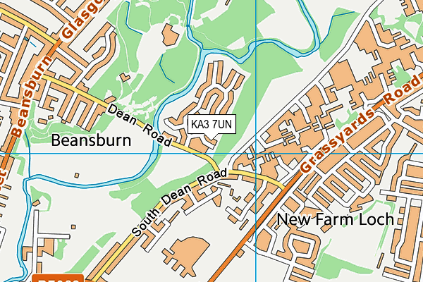 KA3 7UN map - OS VectorMap District (Ordnance Survey)