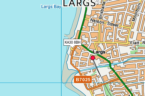 KA30 8BH map - OS VectorMap District (Ordnance Survey)