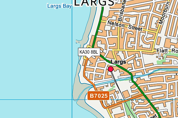 KA30 8BL map - OS VectorMap District (Ordnance Survey)