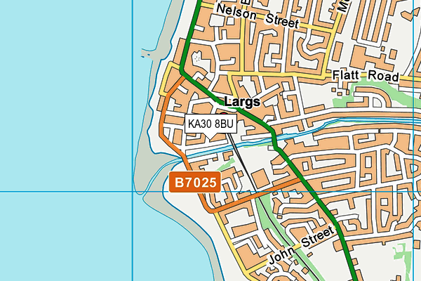 KA30 8BU map - OS VectorMap District (Ordnance Survey)