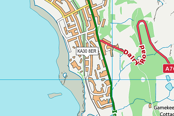 KA30 8ER map - OS VectorMap District (Ordnance Survey)