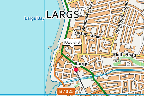 KA30 8FB map - OS VectorMap District (Ordnance Survey)