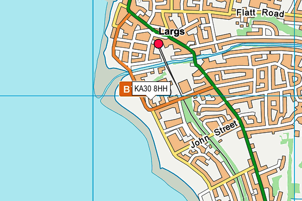 KA30 8HH map - OS VectorMap District (Ordnance Survey)