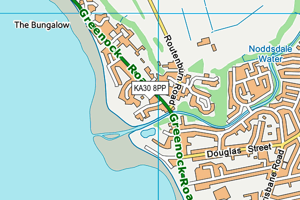 KA30 8PP map - OS VectorMap District (Ordnance Survey)