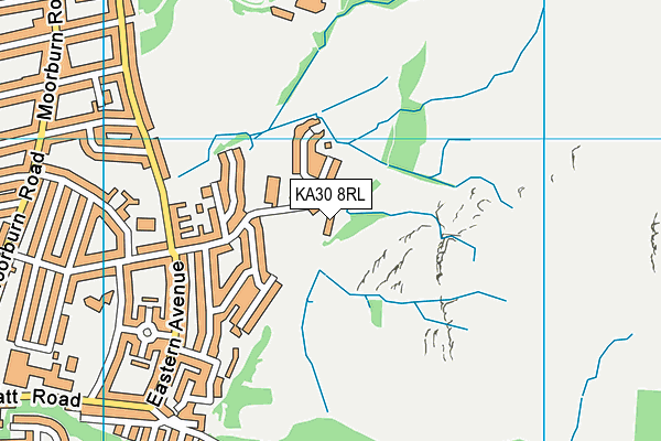 KA30 8RL map - OS VectorMap District (Ordnance Survey)