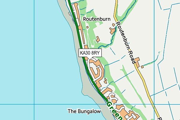KA30 8RY map - OS VectorMap District (Ordnance Survey)