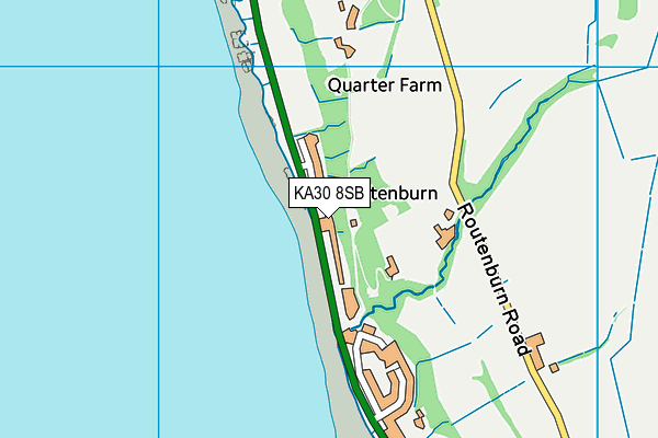 KA30 8SB map - OS VectorMap District (Ordnance Survey)